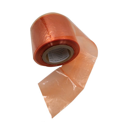 Brown Smoked Permeable No Edible  Plastic Sausage Casing For Smoked Sausages