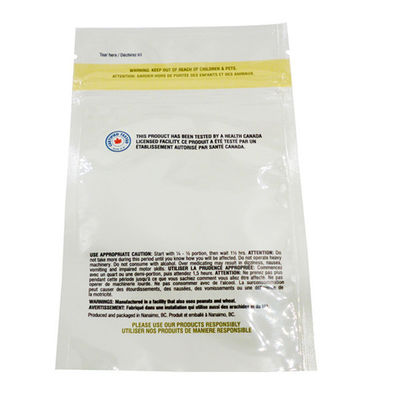 Kingred Custom Printing Barrier Heat Sealable Ziplock Mask Pouch Packaging Bag