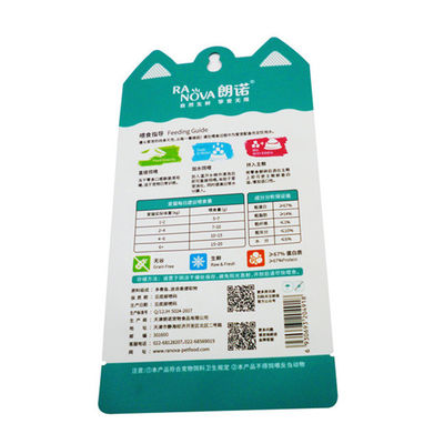 Moisture Proof Food Packaging Materials Pet Food 15g Animal Feed Sacks
