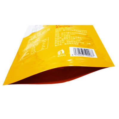 Laminated Food Packaging Materials Vacuum Shrink Aluminium Zip Lock Pouches