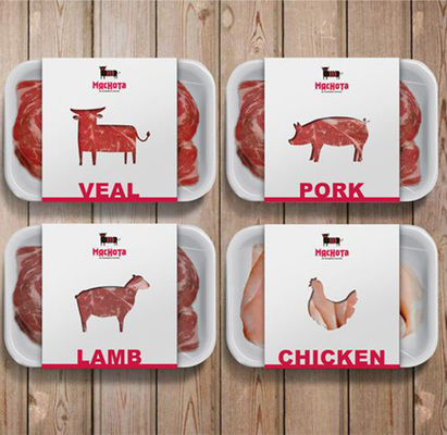 Easy Peel Off High Barrier Heat Sealing Film Lid Film For Cold Meat