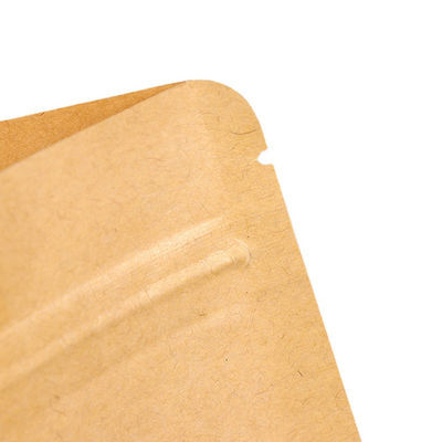 Doy Pack Food Packaging Bags Waterproof Kraft Paper Stand Up Ziplock Pouch