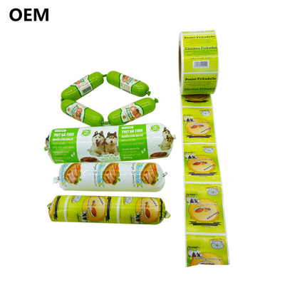 Different Color Plastic Multi Layer Casings Flexography Printing Sausage Casings For Meat Sausage