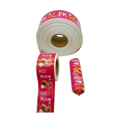 60mm roll sausage color casing odorless plastic casing custom flexography printing casing