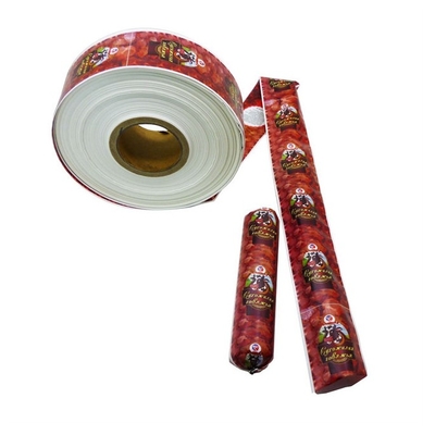 Easy To Peel Meat Sausage Packaging Casings  Customized Food Grade Artificial Sausage Casings Flexography Printing Logo