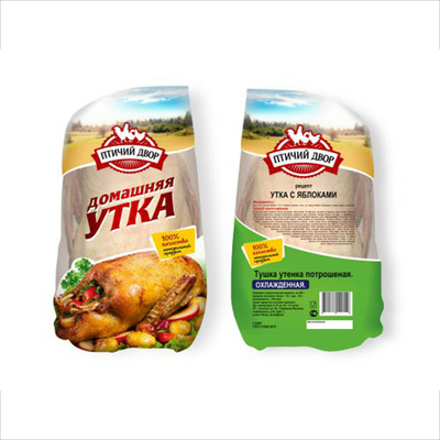 Duck frozen packaging bag heat shrink vacuum packaging printing brand logo