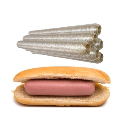 Food Grade Easy Peel Off Transparent Cellulose Sausage Casing For Hotdogs