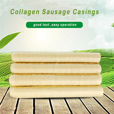 Food Grade Natural Edible Collagen Sausage Casings  For Fried Sausages