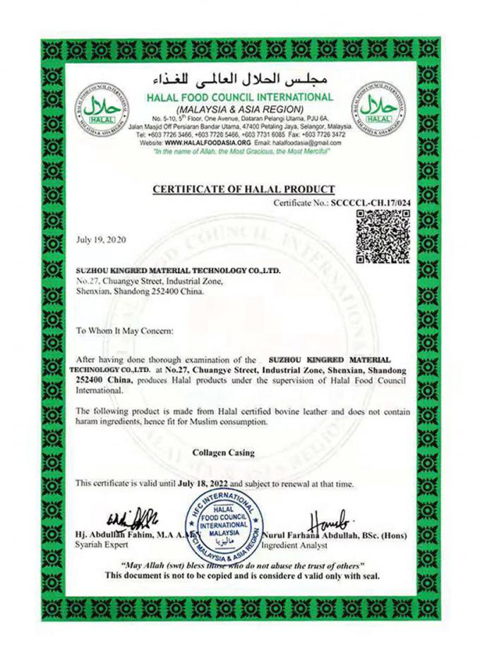 Natural Colour Soft Can Collagen Sausage Casings Synthetic Sausage Skins